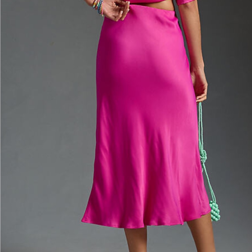 Anthropology Elyse Slip Skirt NWOT